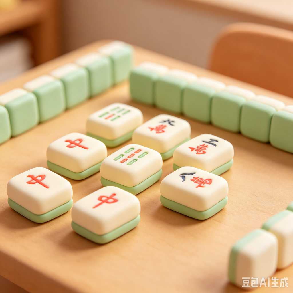 gloss finish mahjong tiles